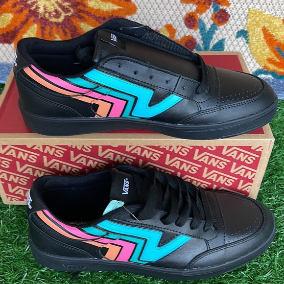 Vans Men’s Lowland Cc Fader Black/Multi sneakers - Picture 2 of 16